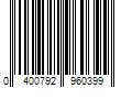 Barcode Image for UPC code 0400792960399