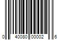 Barcode Image for UPC code 040080000026