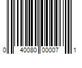 Barcode Image for UPC code 040080000071