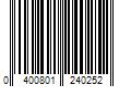 Barcode Image for UPC code 0400801240252