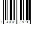 Barcode Image for UPC code 0400805703814