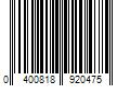 Barcode Image for UPC code 0400818920475