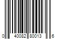 Barcode Image for UPC code 040082800136. Product Name: 