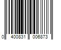 Barcode Image for UPC code 0400831006873