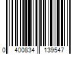 Barcode Image for UPC code 0400834139547