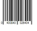 Barcode Image for UPC code 04008400264004