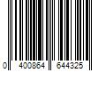 Barcode Image for UPC code 0400864644325