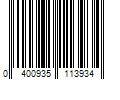 Barcode Image for UPC code 0400935113934