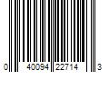 Barcode Image for UPC code 040094227143