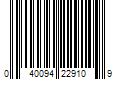 Barcode Image for UPC code 040094229109