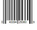 Barcode Image for UPC code 040094253609