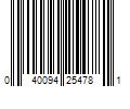 Barcode Image for UPC code 040094254781