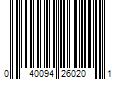 Barcode Image for UPC code 040094260201