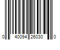 Barcode Image for UPC code 040094260300