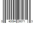 Barcode Image for UPC code 040094260713