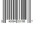 Barcode Image for UPC code 040094331567. Product Name: 