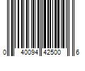 Barcode Image for UPC code 040094425006