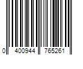 Barcode Image for UPC code 0400944765261