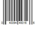 Barcode Image for UPC code 040094493166