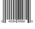 Barcode Image for UPC code 040094499809