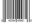 Barcode Image for UPC code 040094499816