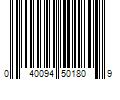 Barcode Image for UPC code 040094501809