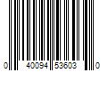 Barcode Image for UPC code 040094536030