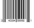 Barcode Image for UPC code 040094599981