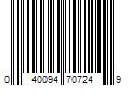 Barcode Image for UPC code 040094707249