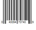 Barcode Image for UPC code 040094707409