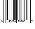 Barcode Image for UPC code 040094707607