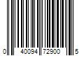 Barcode Image for UPC code 040094729005