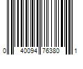 Barcode Image for UPC code 040094763801