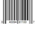 Barcode Image for UPC code 040094811007