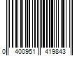 Barcode Image for UPC code 0400951419843