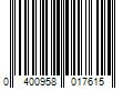 Barcode Image for UPC code 0400958017615