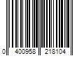 Barcode Image for UPC code 0400958218104