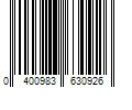 Barcode Image for UPC code 0400983630926