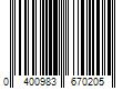 Barcode Image for UPC code 0400983670205