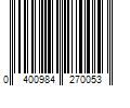 Barcode Image for UPC code 0400984270053