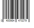 Barcode Image for UPC code 0400984470279