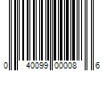 Barcode Image for UPC code 040099000086