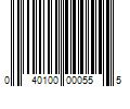 Barcode Image for UPC code 040100000555