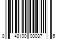 Barcode Image for UPC code 040100000876