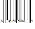 Barcode Image for UPC code 040100001613