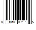 Barcode Image for UPC code 040100002375