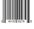 Barcode Image for UPC code 040100002795