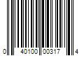 Barcode Image for UPC code 040100003174