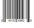 Barcode Image for UPC code 040100005635