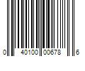 Barcode Image for UPC code 040100006786